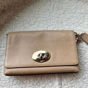 Coach Convertible Handbag - can be clutch or shoulder bag